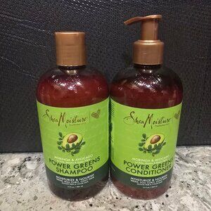 Shea Moisture - Moringa & Avocado - Power Greens Shampoo Conditioner